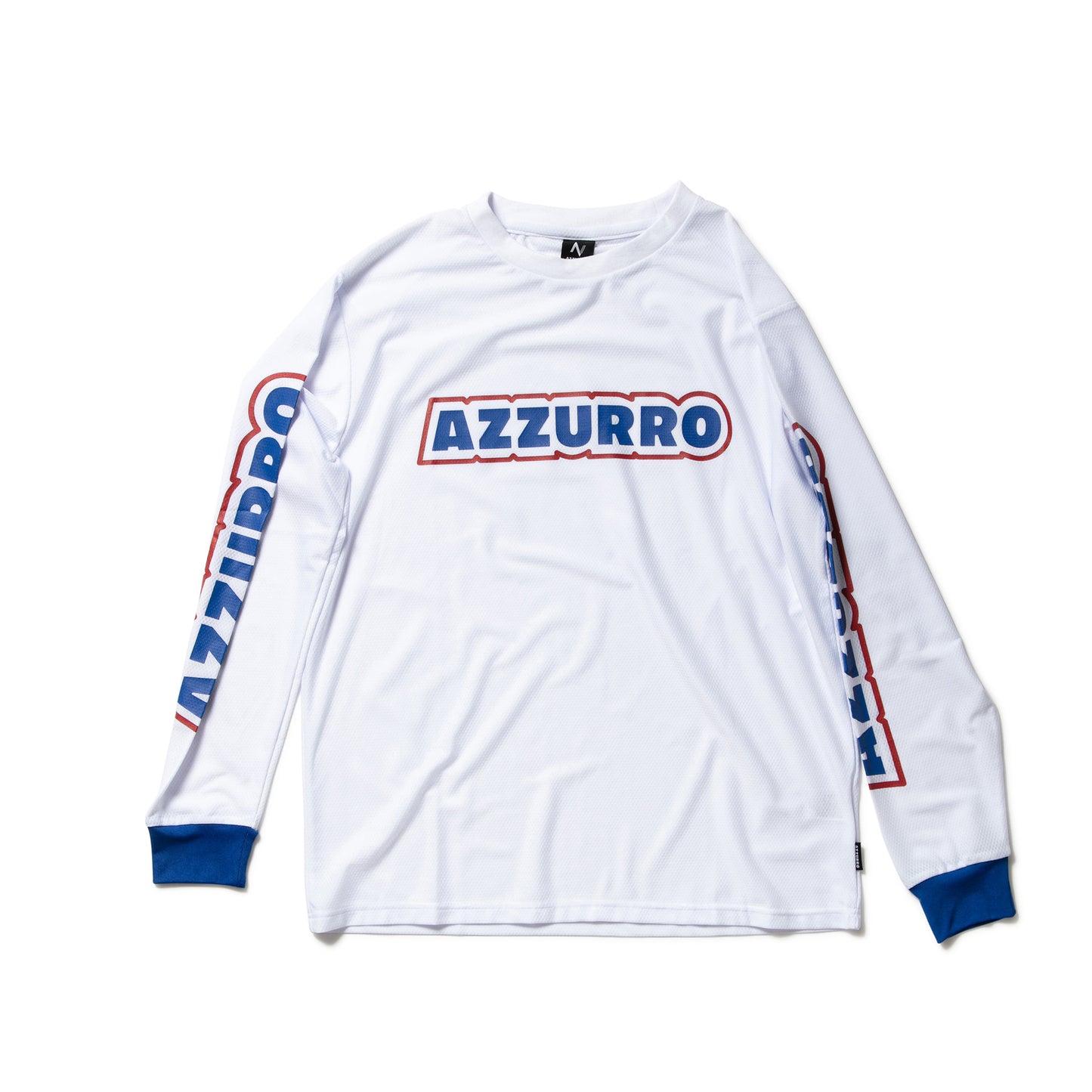 AZZURRO/3Logo Fishing Long Sleeve TEE