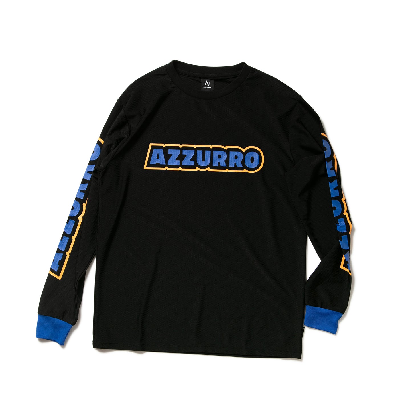 AZZURRO/3Logo Fishing Long Sleeve TEE